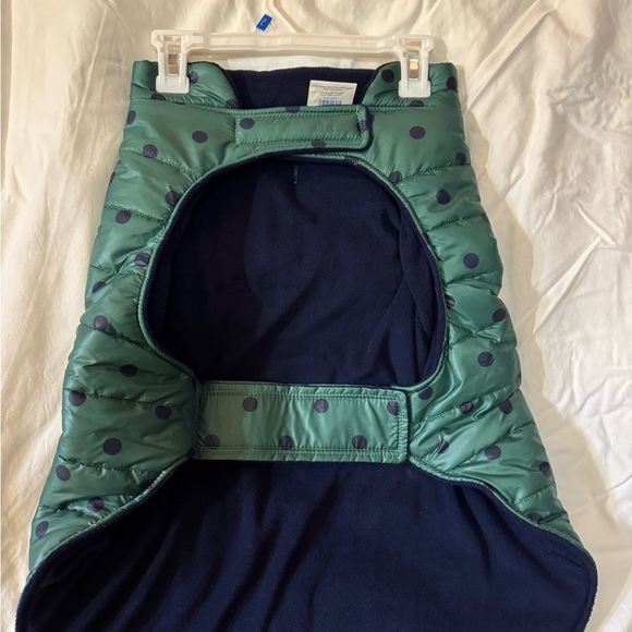 Top Paw Green Polka Dot XL dog coat - Picture 2 of 3
